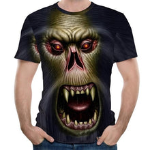 Load image into Gallery viewer, Men&#39;s T-Shirts 3D Printed Animal Monkey tshirt Short Sleeve Funny Design Casual Tops Tees Male Halloween t shirt European Size