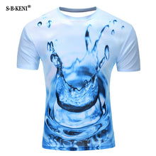 Load image into Gallery viewer, 2018 More New Galaxy space printed T shirt men summer creative men of new 3D Short sleeve tee t shirt female psychedelic clothes