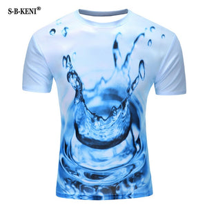 2018 More New Galaxy space printed T shirt men summer creative men of new 3D Short sleeve tee t shirt female psychedelic clothes