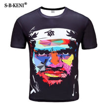 Load image into Gallery viewer, 2018 More New Galaxy space printed T shirt men summer creative men of new 3D Short sleeve tee t shirt female psychedelic clothes