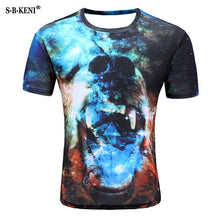 Load image into Gallery viewer, 2018 More New Galaxy space printed T shirt men summer creative men of new 3D Short sleeve tee t shirt female psychedelic clothes