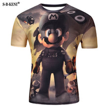 Load image into Gallery viewer, 2018 More New Galaxy space printed T shirt men summer creative men of new 3D Short sleeve tee t shirt female psychedelic clothes