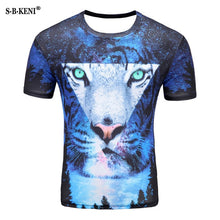 Load image into Gallery viewer, 2018 More New Galaxy space printed T shirt men summer creative men of new 3D Short sleeve tee t shirt female psychedelic clothes