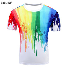 Load image into Gallery viewer, 2018 More New Galaxy space printed T shirt men summer creative men of new 3D Short sleeve tee t shirt female psychedelic clothes