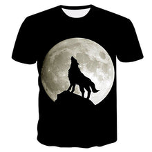 Load image into Gallery viewer, 2018 Newest Wolf 3D Print Animal Cool Funny T-Shirt Men Short Sleeve Summer Tops T Shirt Tshirt Male Fashion T-shirt male4XL