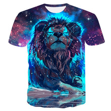 Load image into Gallery viewer, 2018 Newest Wolf 3D Print Animal Cool Funny T-Shirt Men Short Sleeve Summer Tops T Shirt Tshirt Male Fashion T-shirt male4XL