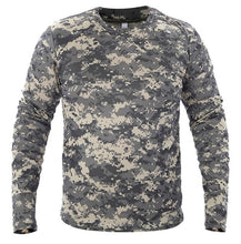 Load image into Gallery viewer, 2018 New Tactical Military Camouflage T Shirt Men Breathable Quick Dry US Army Combat Full Sleeve Outwear T-shirt for Men S-3XL