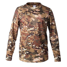 Load image into Gallery viewer, 2018 New Tactical Military Camouflage T Shirt Men Breathable Quick Dry US Army Combat Full Sleeve Outwear T-shirt for Men S-3XL