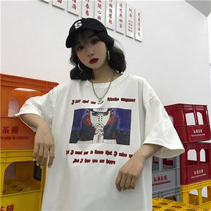 Cool Harajuku Naruto Tshirt Streetwear Men Summer Fashion Amine T-shirt Casual Cartoon Print male tops Funny Japan T Shirt Boys