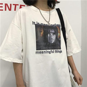 Cool Harajuku Naruto Tshirt Streetwear Men Summer Fashion Amine T-shirt Casual Cartoon Print male tops Funny Japan T Shirt Boys