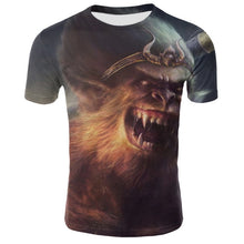 Load image into Gallery viewer, Milk Silk Men Animal t shirt Orangutan/monkey 3D Print tshirt Men Funny tees tops Short Sleeve O-neck 3D Print Summer Clothes