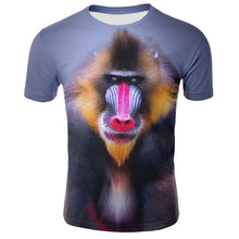 Load image into Gallery viewer, Milk Silk Men Animal t shirt Orangutan/monkey 3D Print tshirt Men Funny tees tops Short Sleeve O-neck 3D Print Summer Clothes
