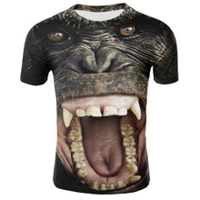 Load image into Gallery viewer, Milk Silk Men Animal t shirt Orangutan/monkey 3D Print tshirt Men Funny tees tops Short Sleeve O-neck 3D Print Summer Clothes