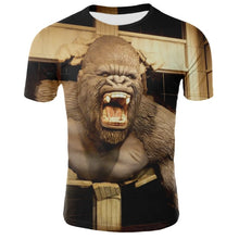 Load image into Gallery viewer, Milk Silk Men Animal t shirt Orangutan/monkey 3D Print tshirt Men Funny tees tops Short Sleeve O-neck 3D Print Summer Clothes