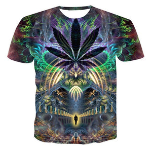 2019 New Summer Style Mens T-Shirt Colorful Galaxy Space Psychedelic Floral 3D Print Women/Men T Shirt Hip Hop Casual Tees Tops