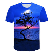 Load image into Gallery viewer, 2019 New Spring Beautiful Flowers Print Casual T-shirt Men/Women Summer Tees Quick Dry 3D Print Tshirts Tops Fashion Tops