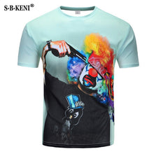 Load image into Gallery viewer, 2019 Fashion Summer 3D Print Short sleeved t-shirts Men T shirt Vertigo Hypnotic colorful Printing 3D T-shirt Free Shipping