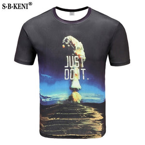 2019 Fashion Summer 3D Print Short sleeved t-shirts Men T shirt Vertigo Hypnotic colorful Printing 3D T-shirt Free Shipping