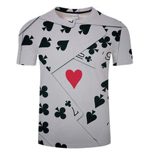Load image into Gallery viewer, 2019 new 3D t shirt men&#39;s beer/burger/poker hip hop O collar short-sleeved men&#39;s/women&#39;s t-shirts Tshirt tops Streatwear Camiset
