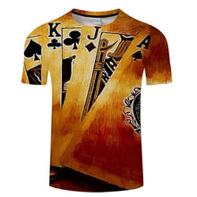 Load image into Gallery viewer, 2019 new 3D t shirt men&#39;s beer/burger/poker hip hop O collar short-sleeved men&#39;s/women&#39;s t-shirts Tshirt tops Streatwear Camiset